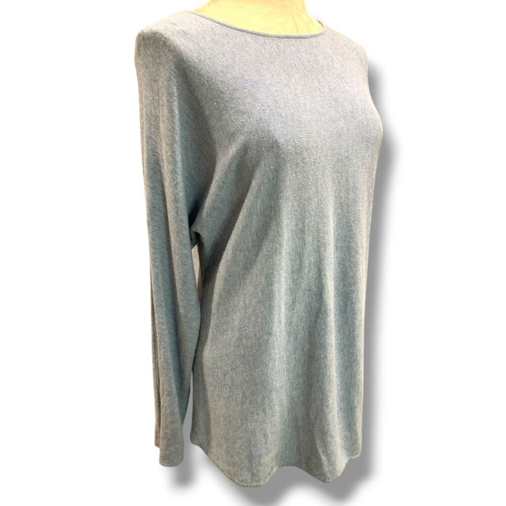 Medium Michael Kors Womens Blue Lightweight Sweater Tunic